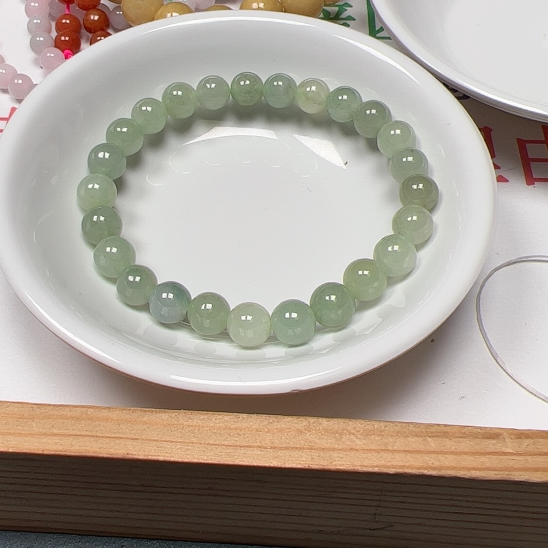【闪购商品】翡翠手链未镶嵌辞*卡7+