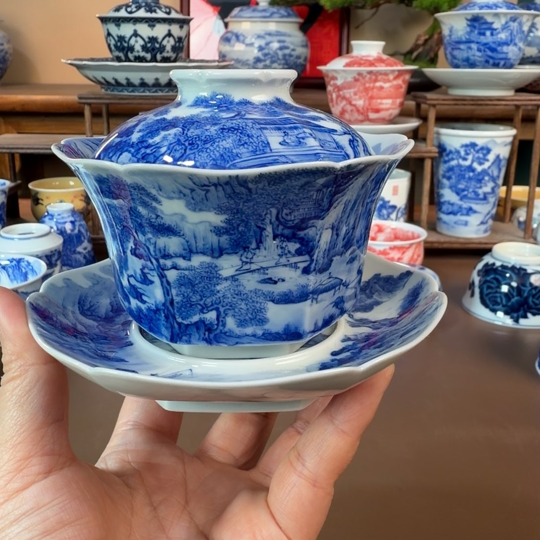 罗***峯景德镇陶瓷手工手绘