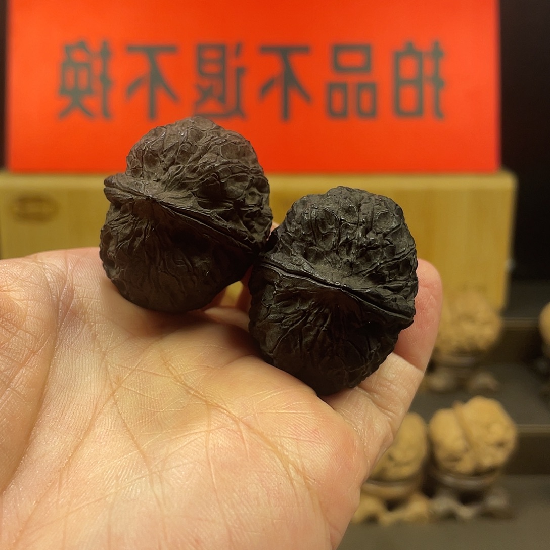文玩核桃把件黑天使