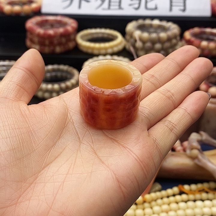 驼骨其他驼骨半血扳指