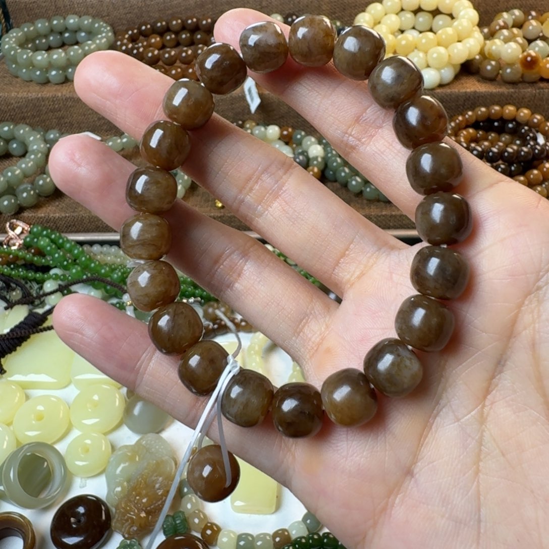 和田玉手链未镶嵌