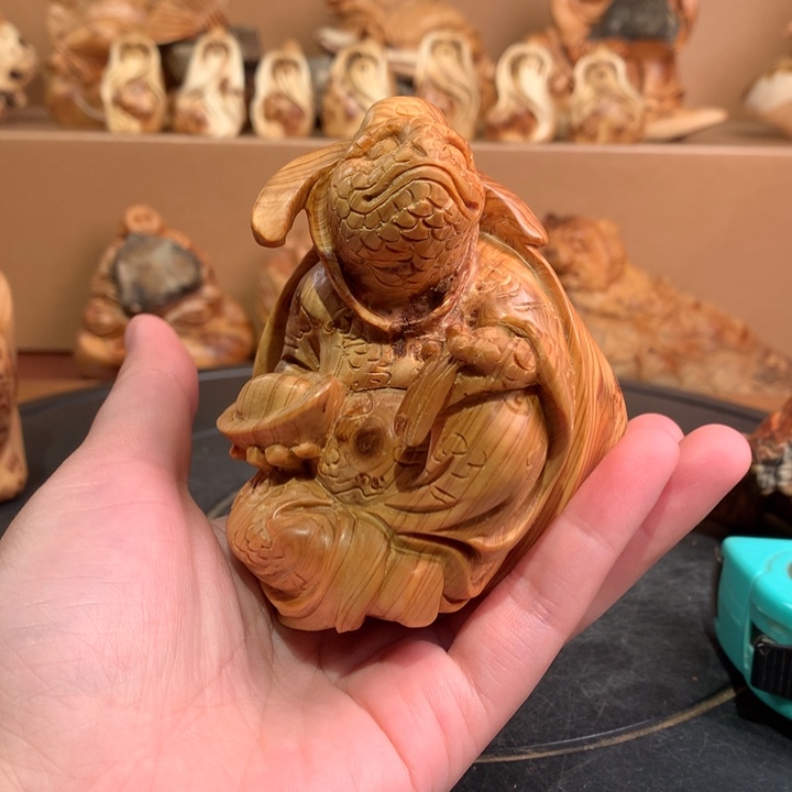 柏木（崖柏）根雕摆件