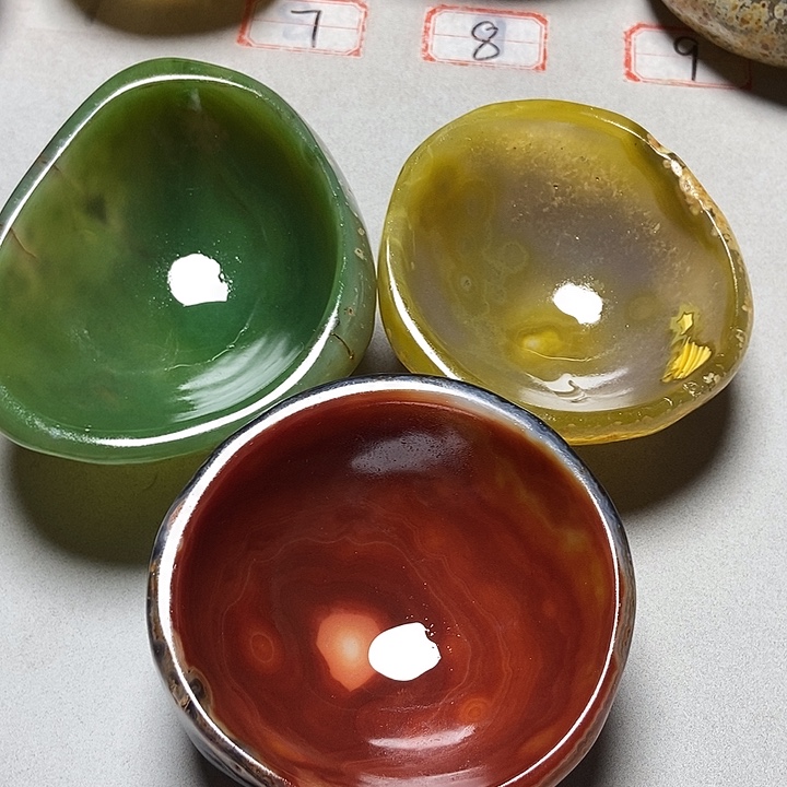 青***水玛瑙/玉髓未镶嵌拍2