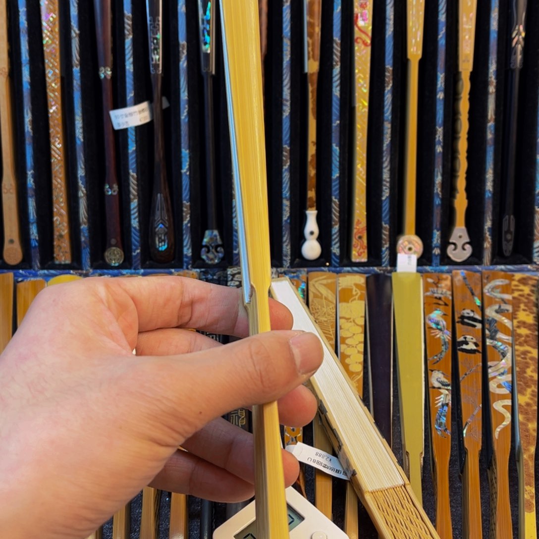 扇子手工制作文玩精品