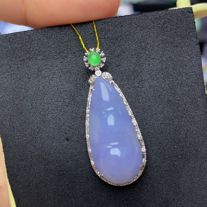 翡翠手链18K金镶嵌翡翠