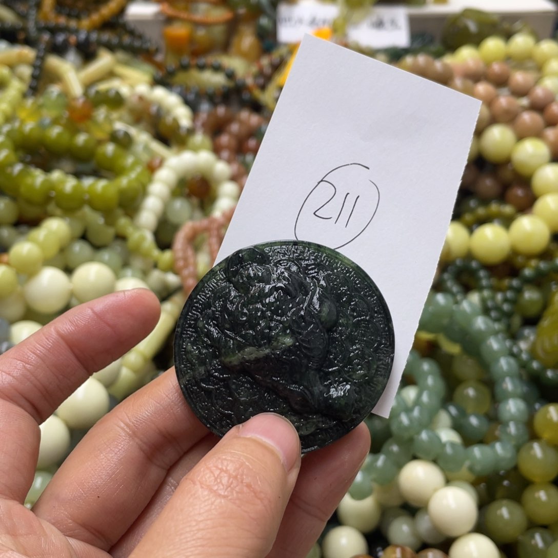 蛇纹石玉手链未镶嵌