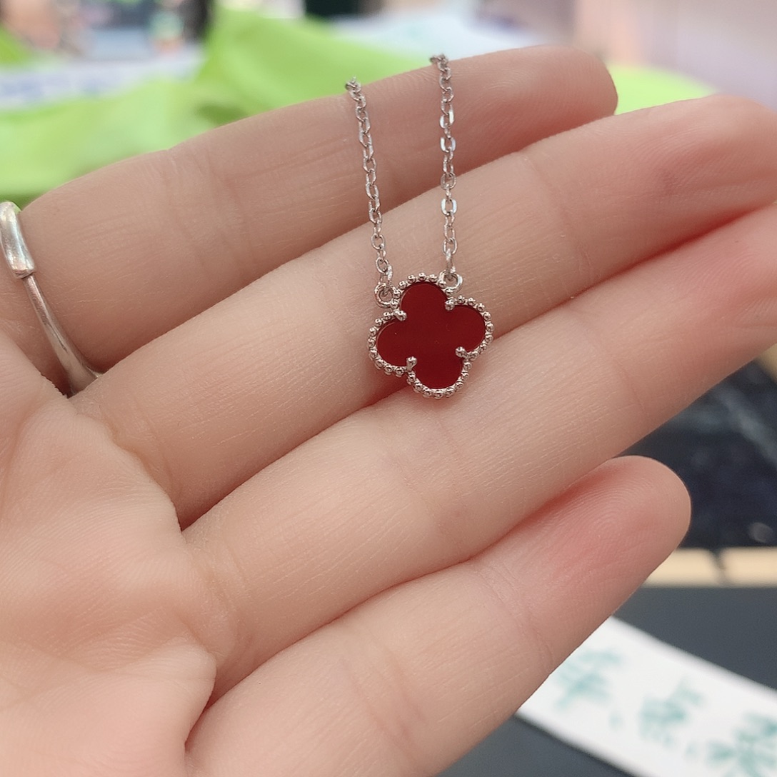 玛瑙/玉髓颈饰银S925镶嵌