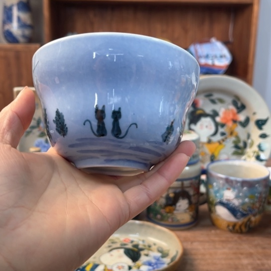 炉景德镇釉下手绘陶瓷 