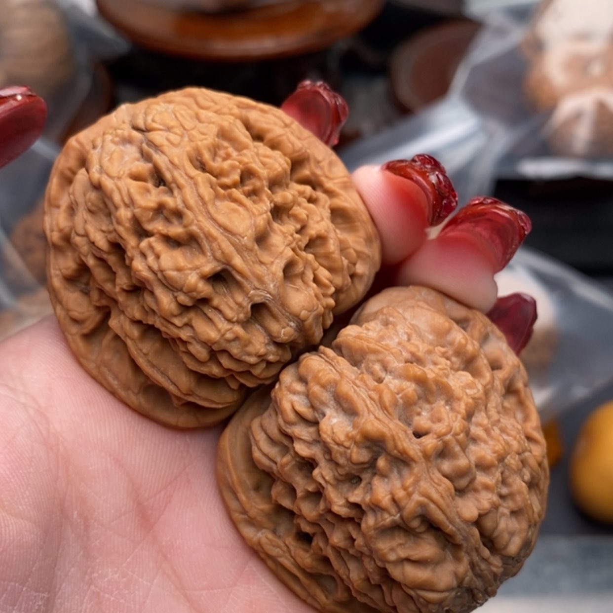 【闪购商品】文玩核桃吊坠南疆石43全品