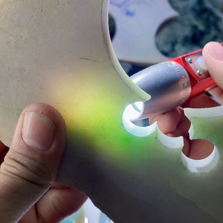 颈饰未镶嵌翡翠天然缅甸翡翠