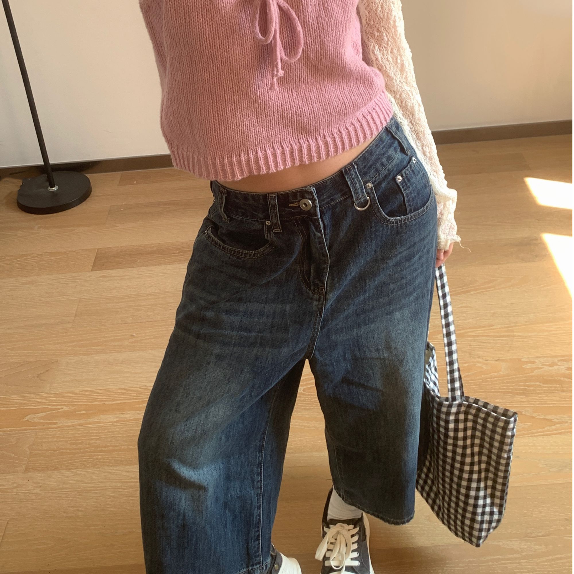 夏季新品七分牛仔裤