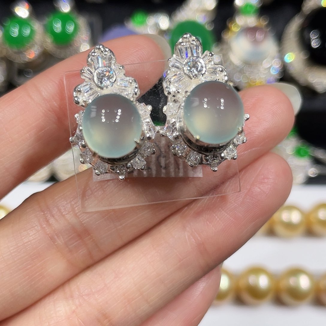 未镶嵌翡翠耳饰耳饰