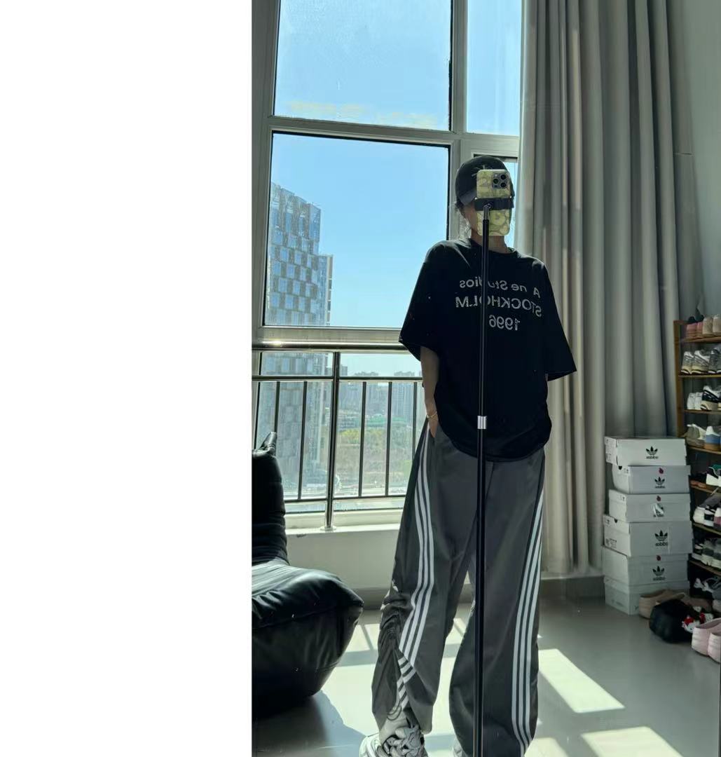 云云定制-AC烫银黑T