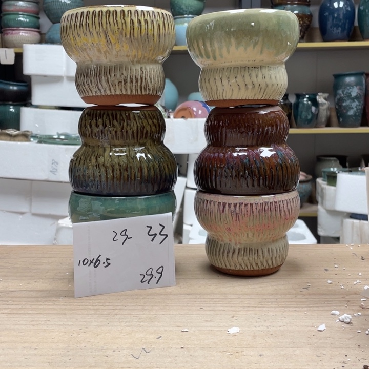 紫砂花盆多肉花盆微瑕33