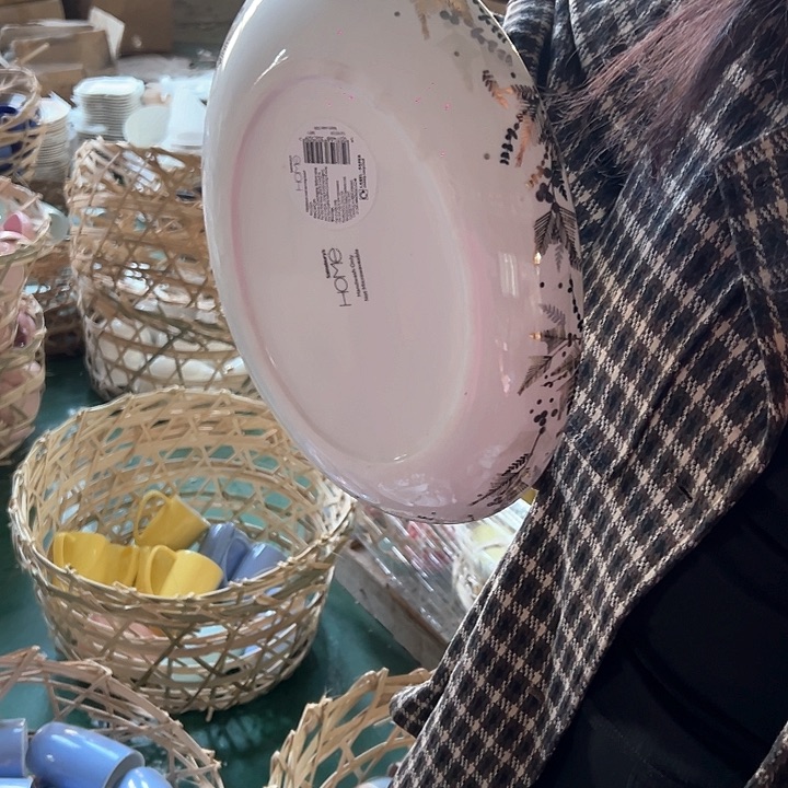 新骨瓷鱼盘1只装