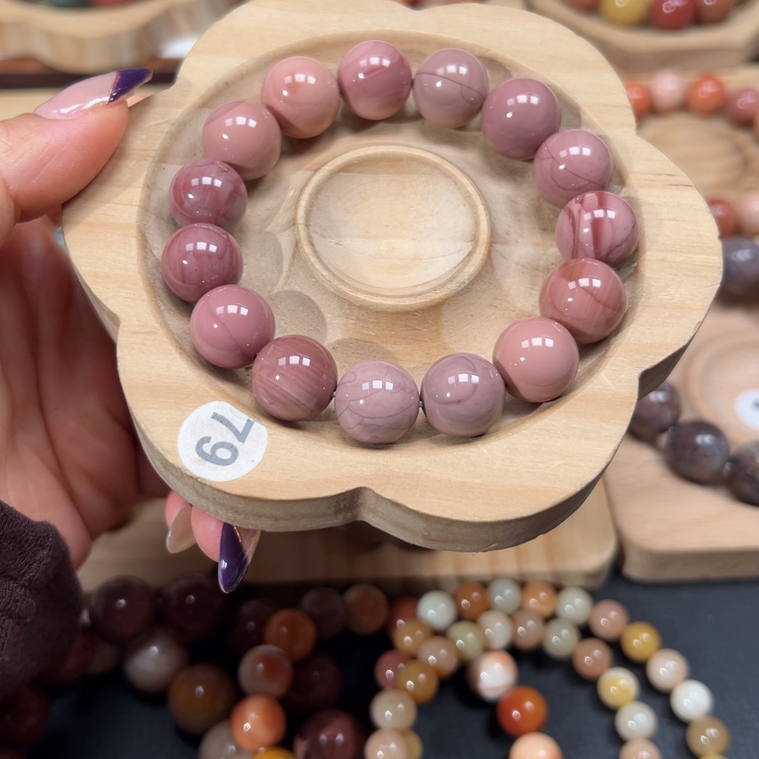 美***士石英质玉未镶嵌手链105