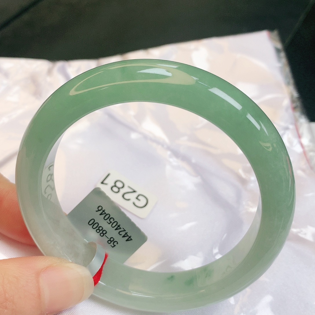 【闪购商品】翡翠手镯未镶嵌缅甸天然a货翡翠