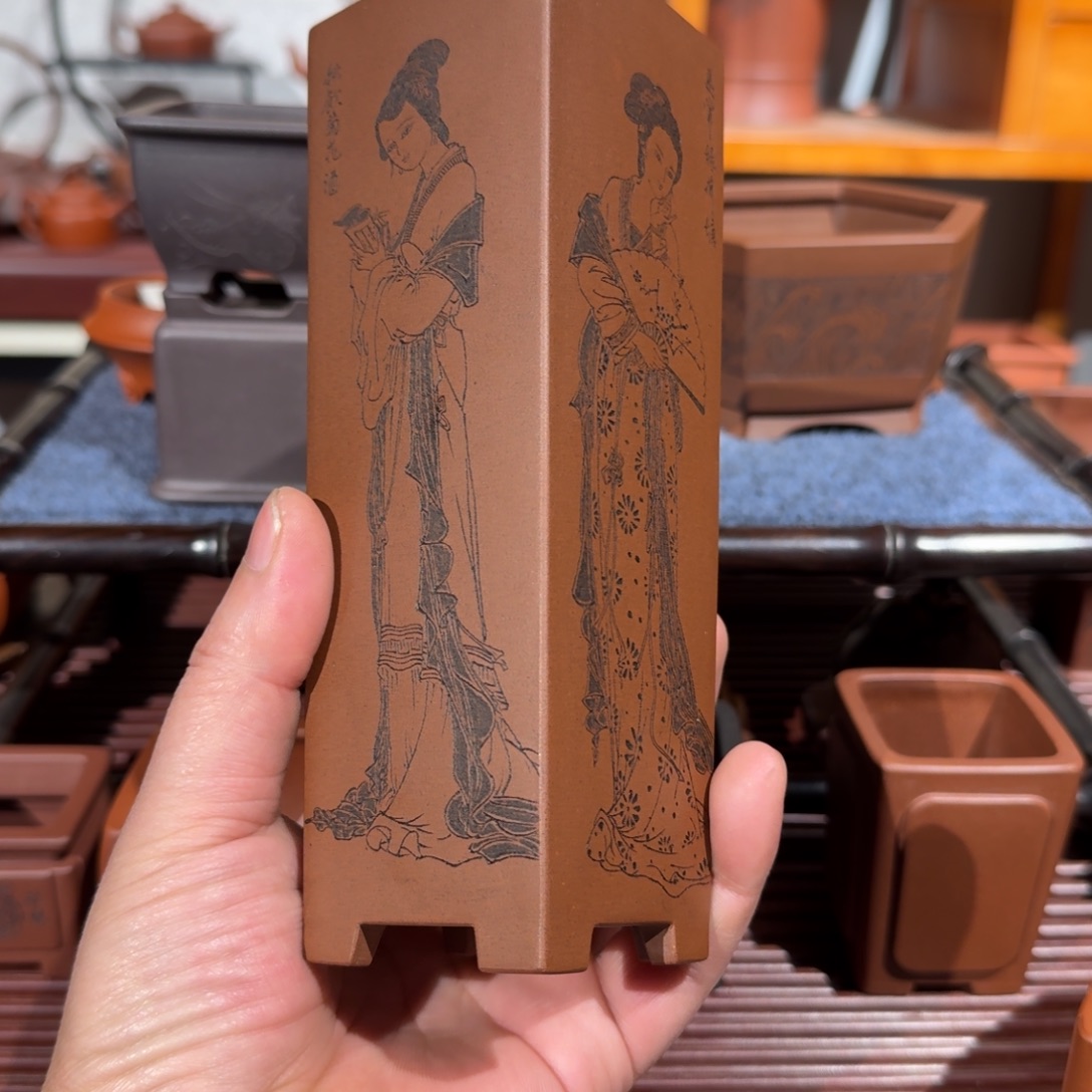 喜***阳花盆紫砂原矿紫泥