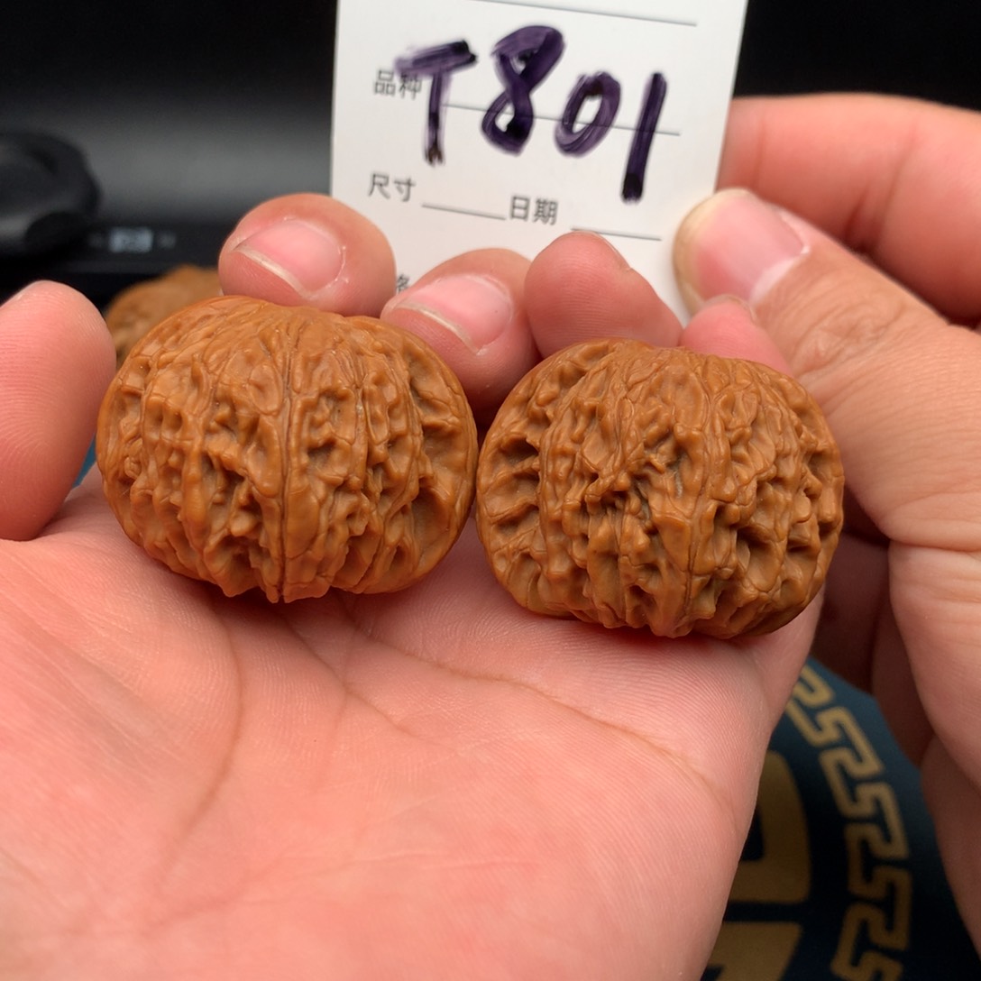 文玩核桃把件41.5精品正磨801