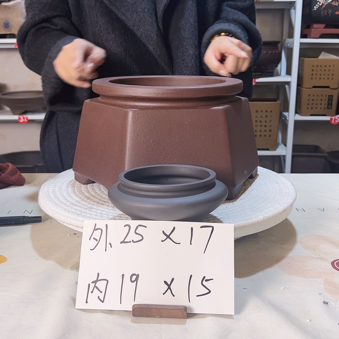 紫砂花盆紫砂花盆