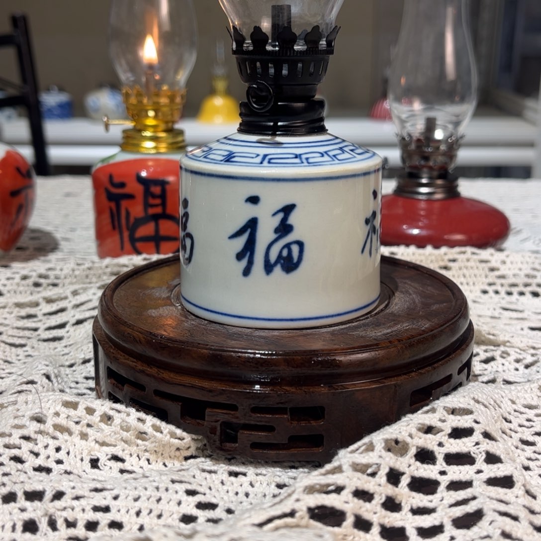 摆件景德镇陶瓷香薰灯