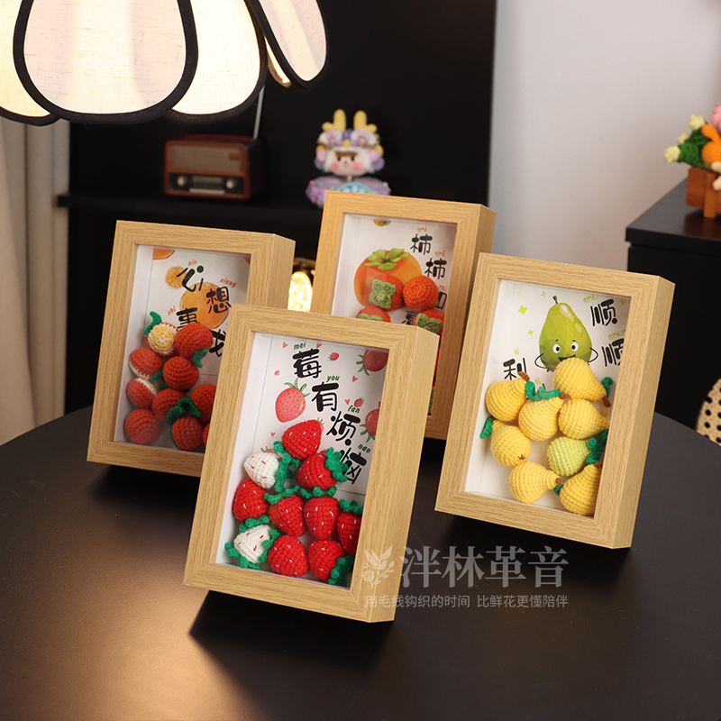 【成品现货】手工钩织花永生花教师节礼物送老师摆件朋友闺蜜毛线花