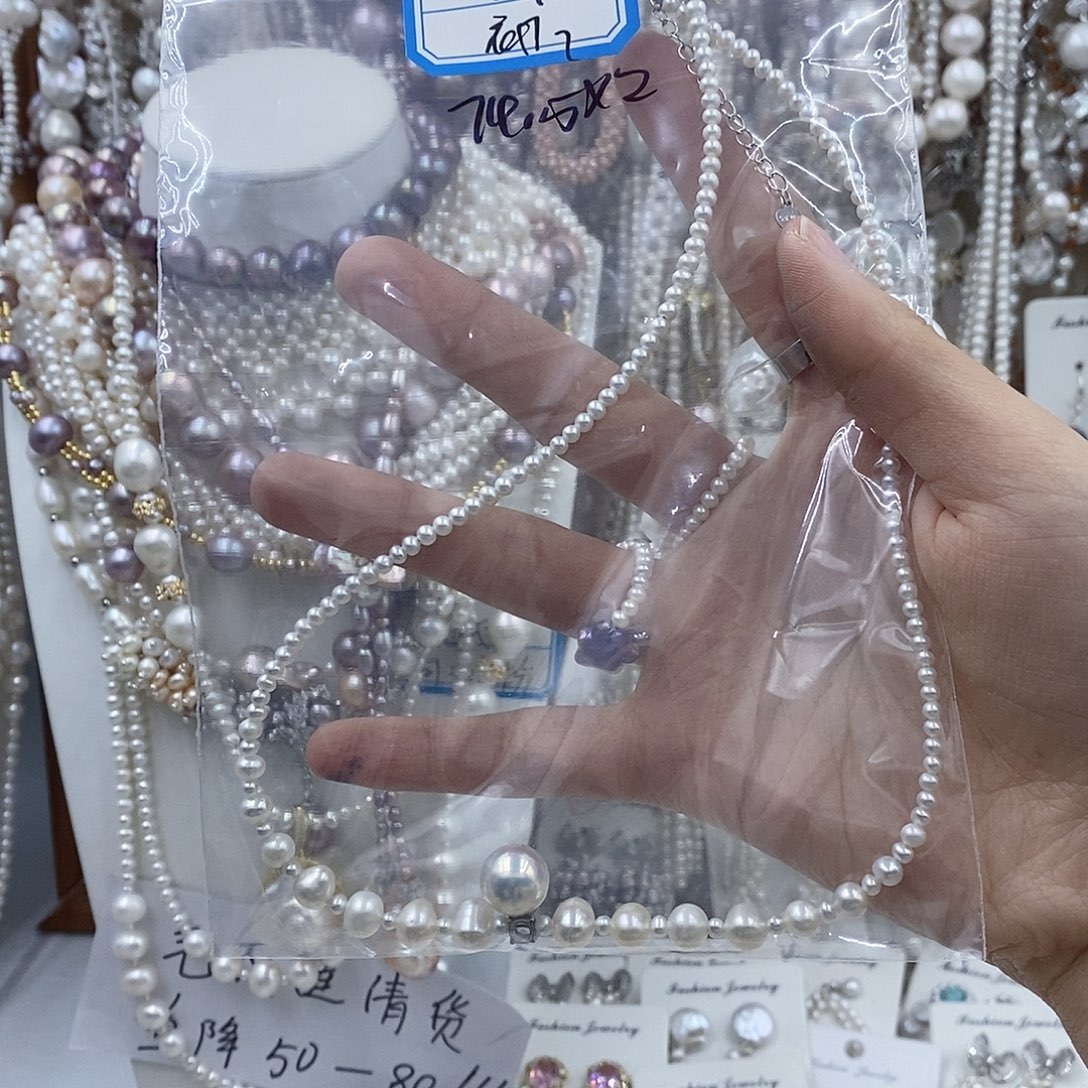 初***泯银S925镶嵌耳饰淡水珍珠