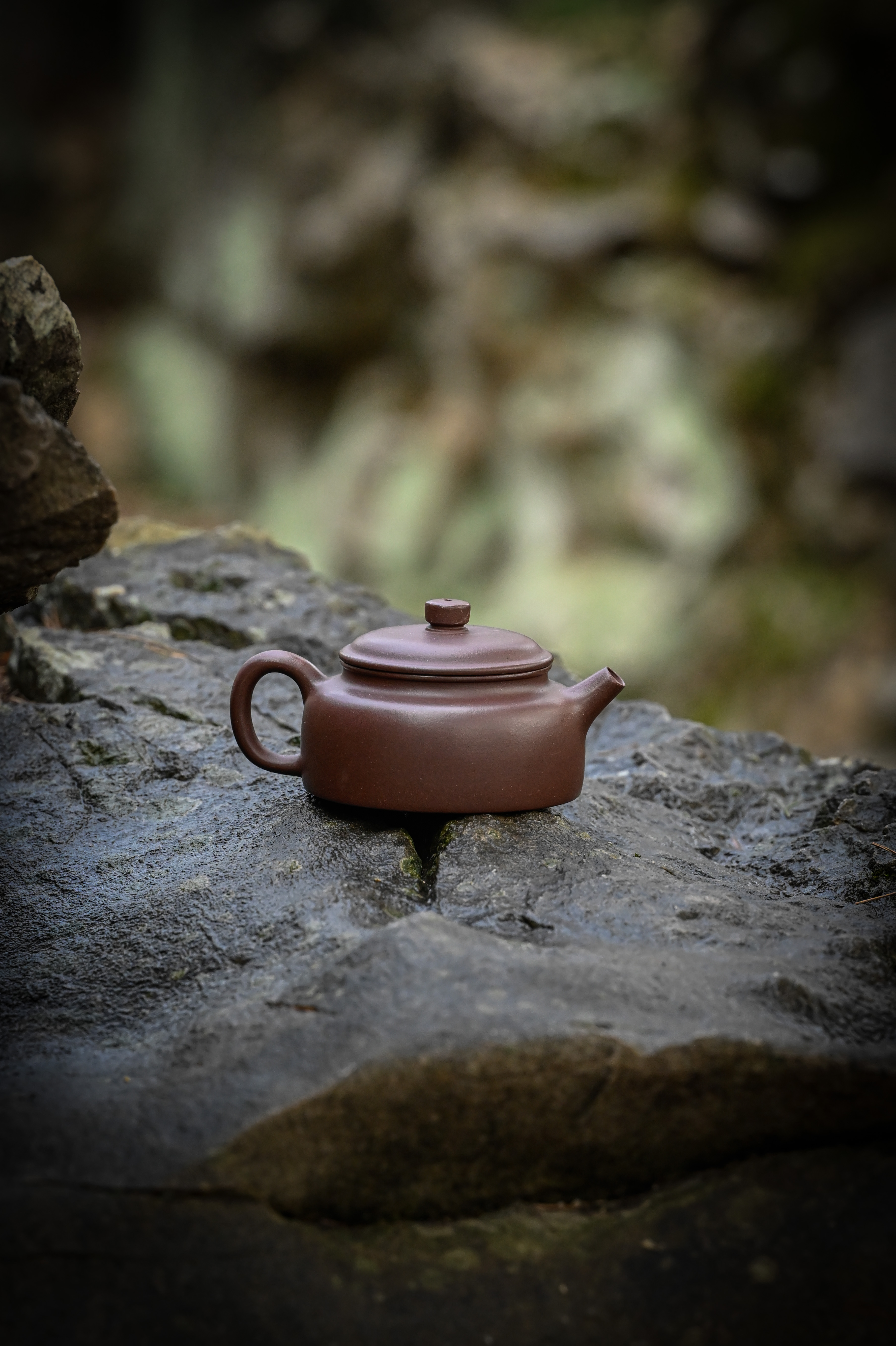 【底槽清·矮德钟】老林出品原矿紫砂底槽清泥手制德钟135CC