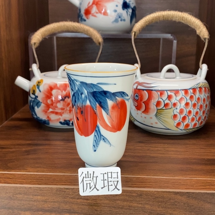 釉下老陶泥手工绘制