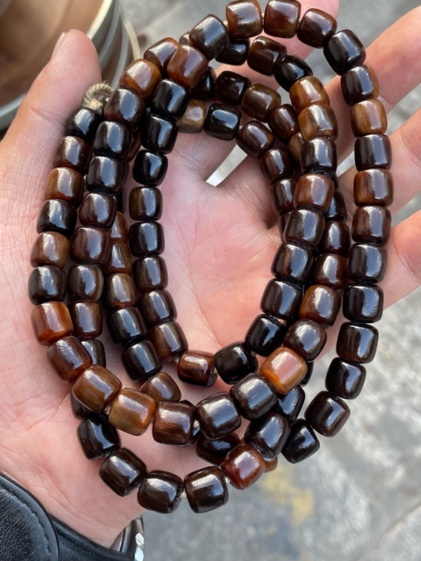 藏地星月手把件108