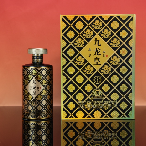 永丰牌北京二锅头永丰九龙皇lv黑色优级53度一箱六瓶53%Vol