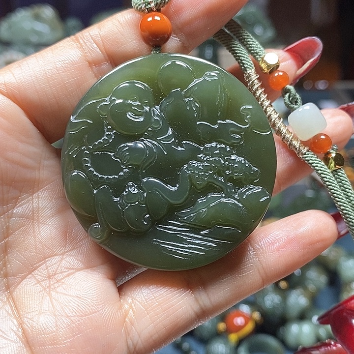 和田玉挂件未镶嵌