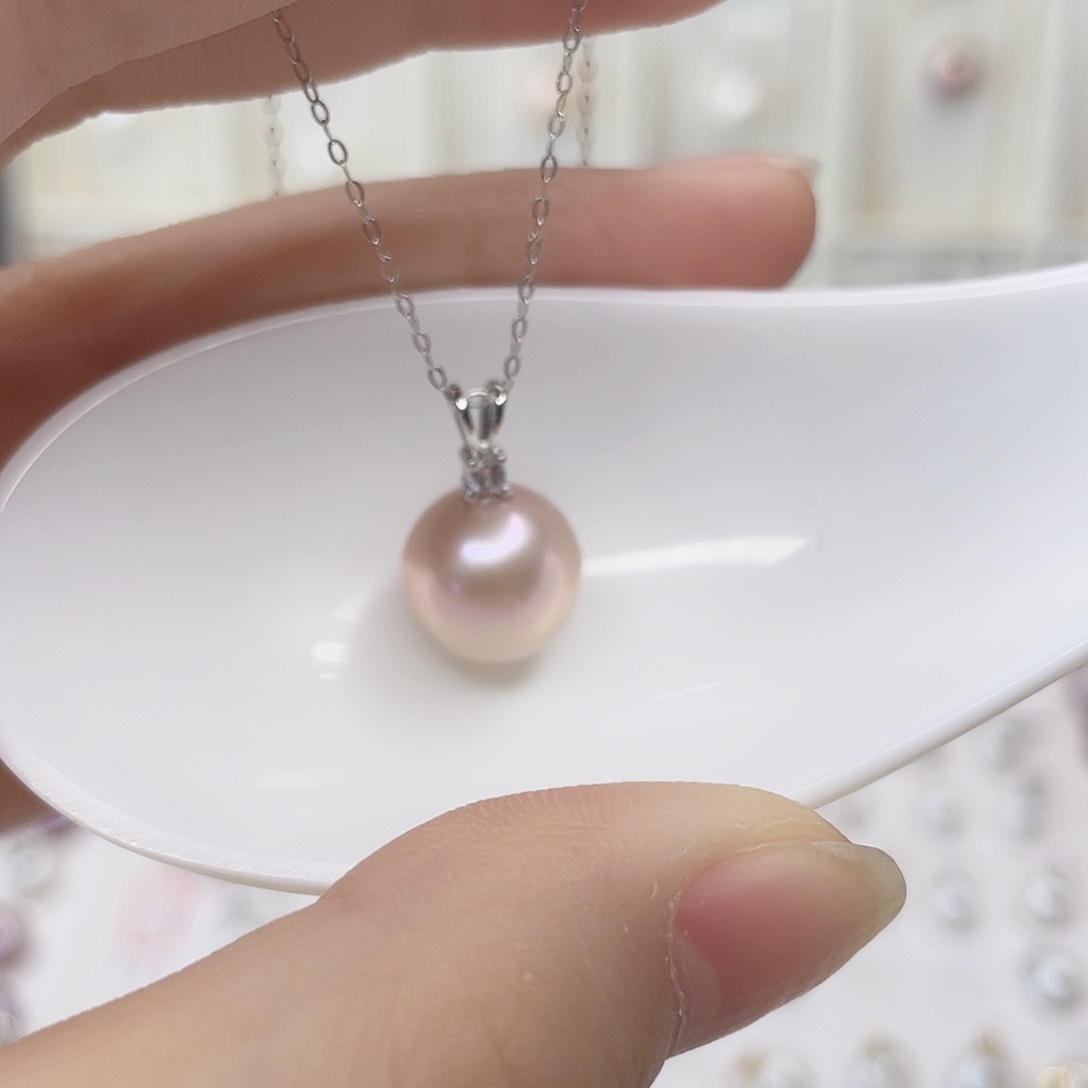淡水珍珠吊坠(赠链)合金