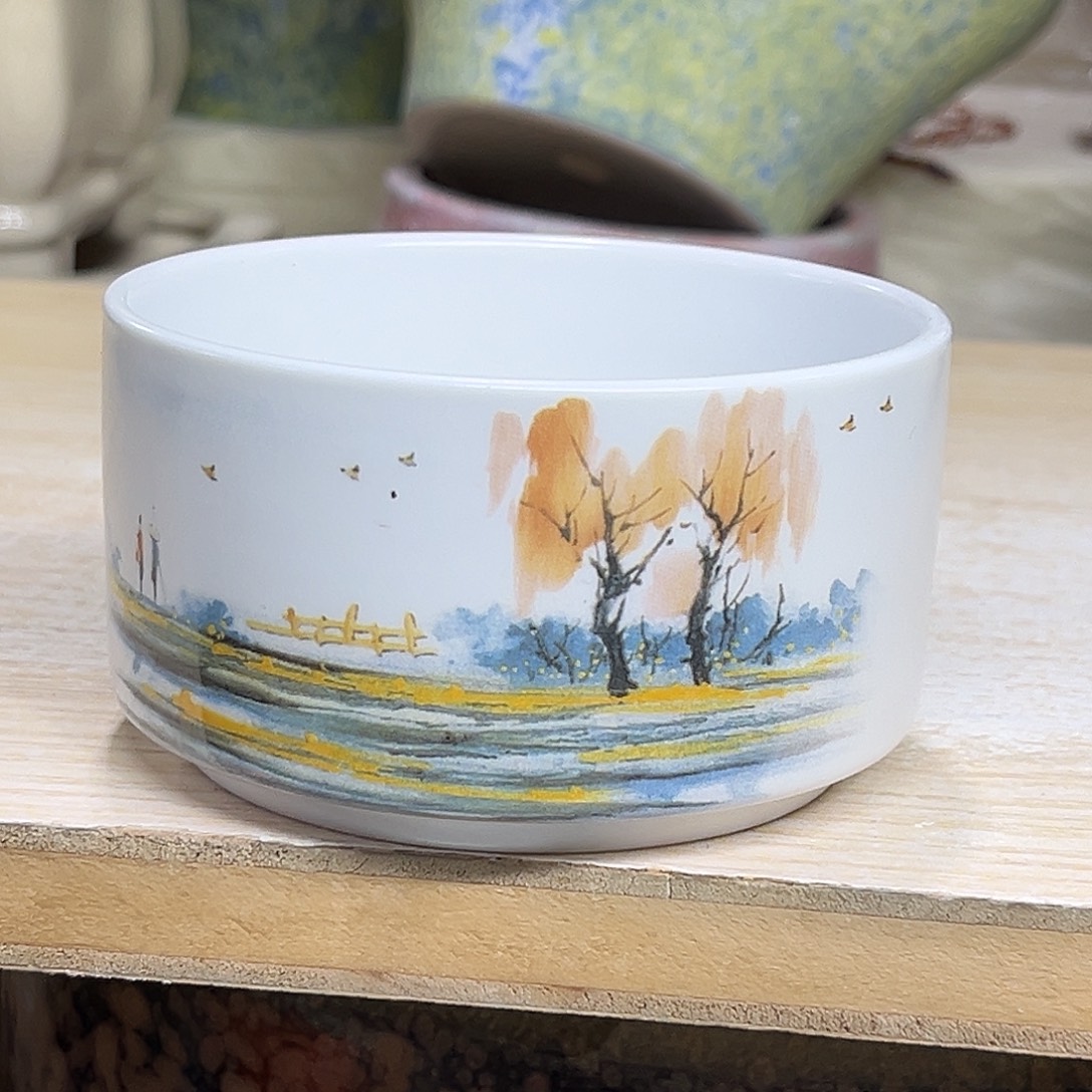 陶瓷绿植多肉微瑕花盆外口径：9*5.5