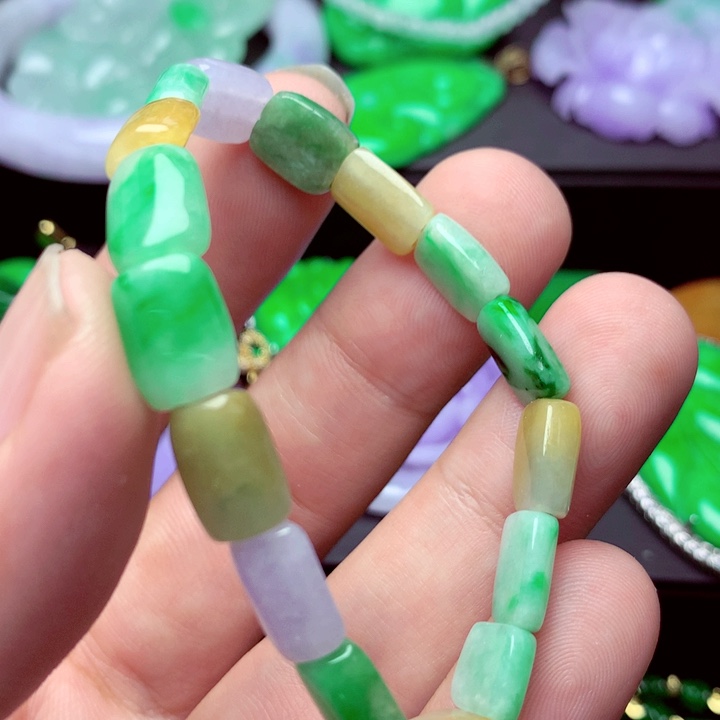 翡翠未镶嵌手链手链