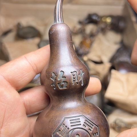 铜制文玩把玩物件