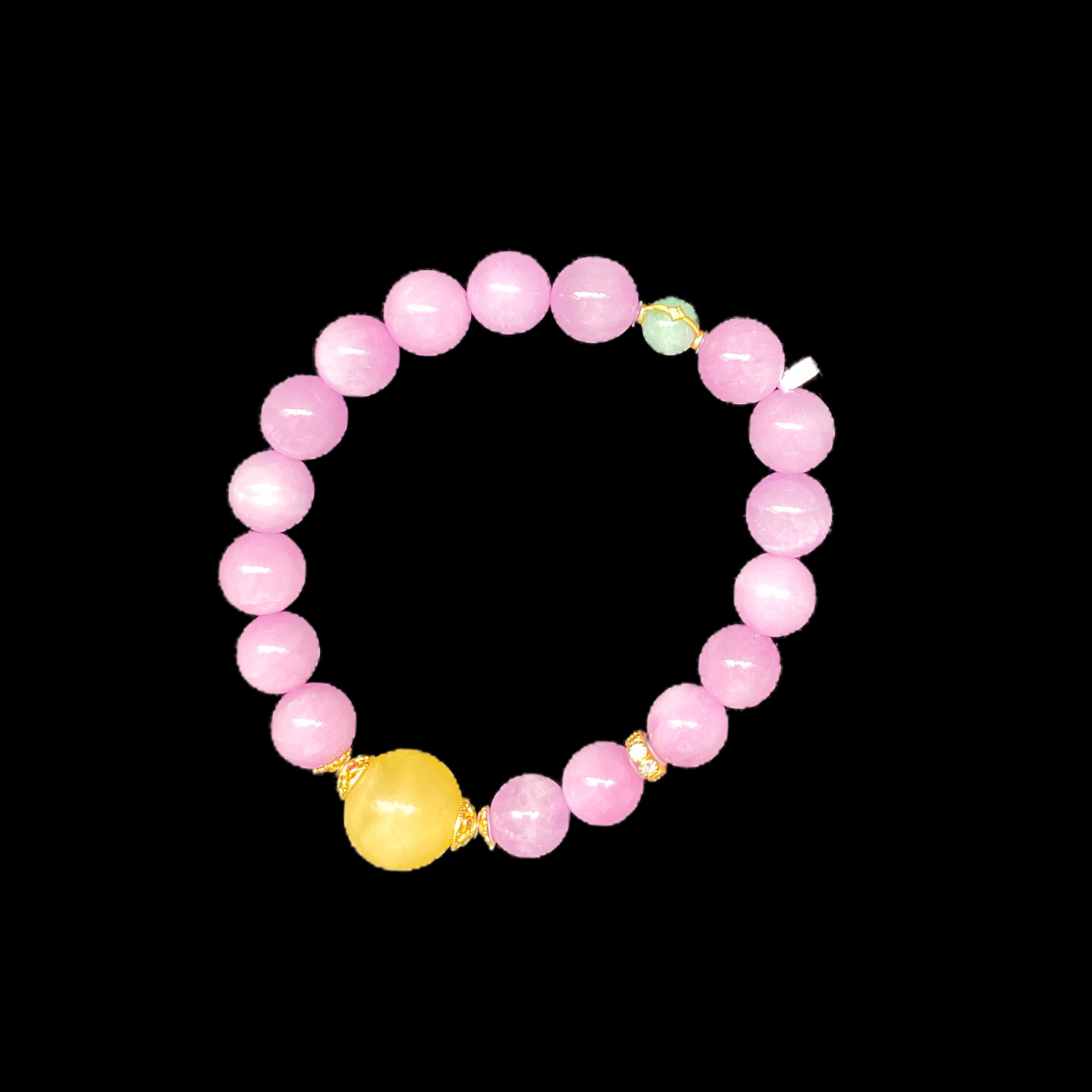 4817-紫锂辉手串孤品