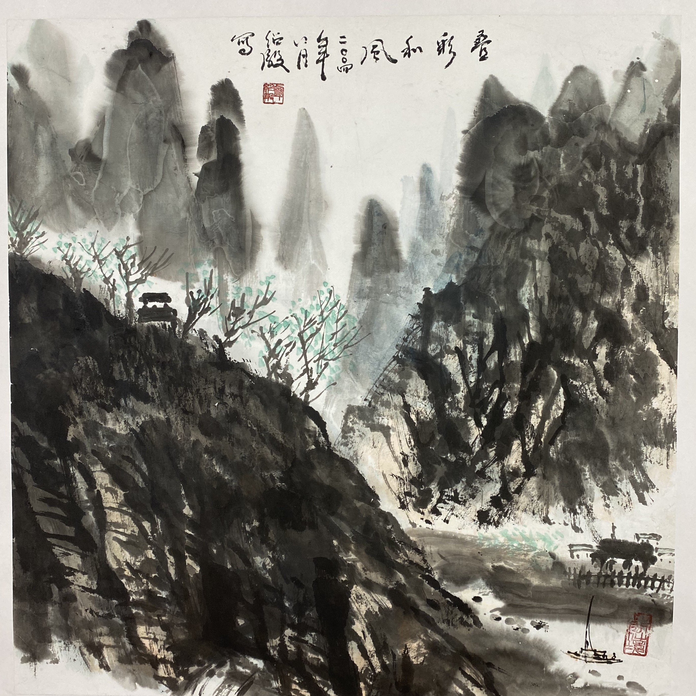 覃绍殷 中美原创手绘 字画书法作品出售 字画直播 字画