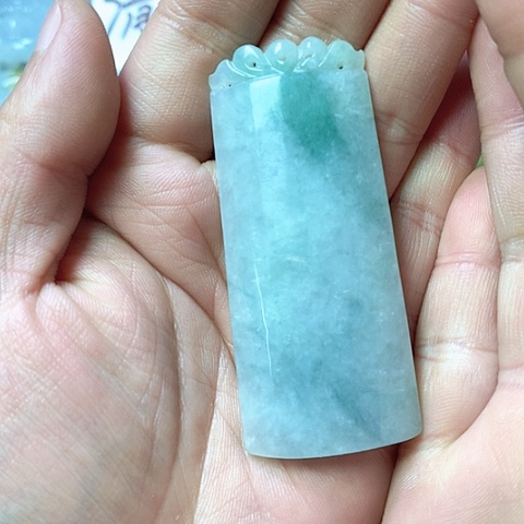 翡翠颈饰未镶嵌天然缅甸翡翠a货