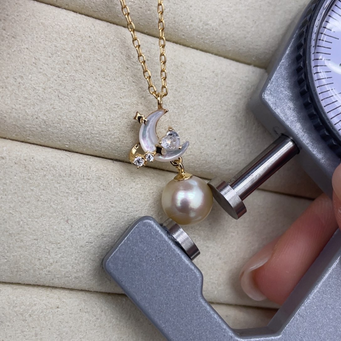 海水珍珠颈饰银S925镶嵌