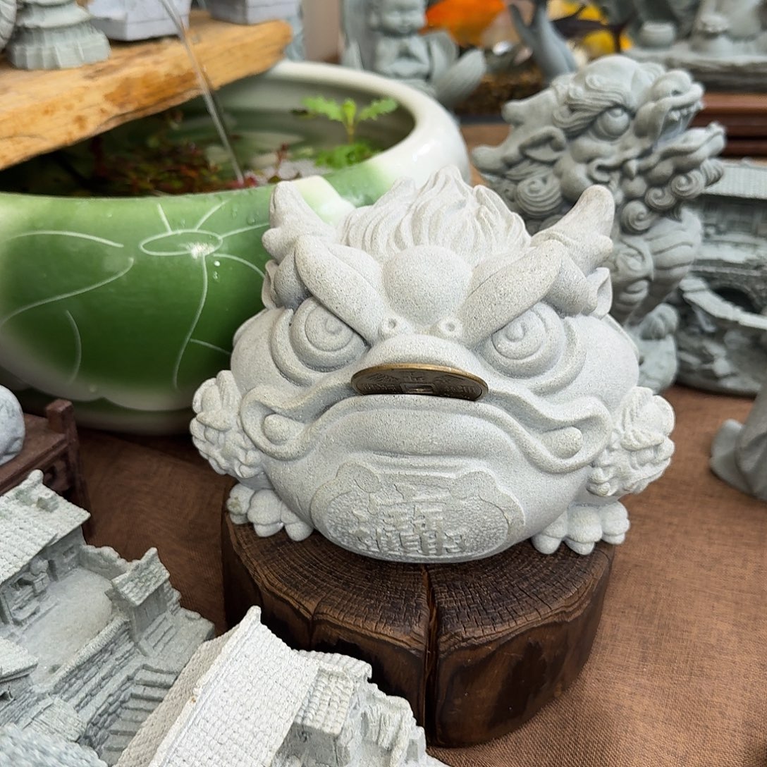 石材青砂石超大号金蟾