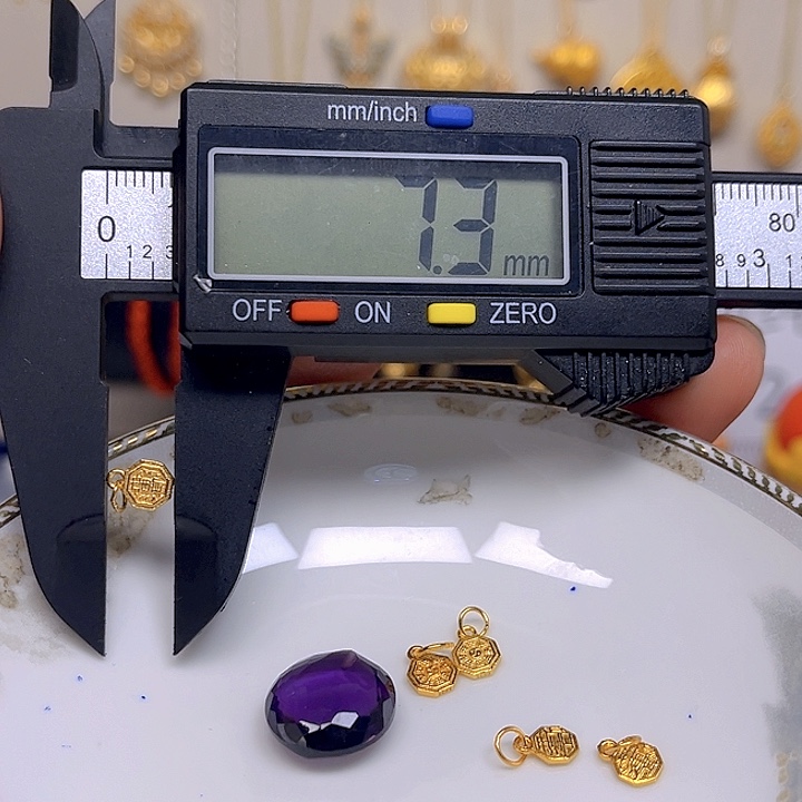 紫晶颈饰银S925镶嵌紫晶925镶嵌165