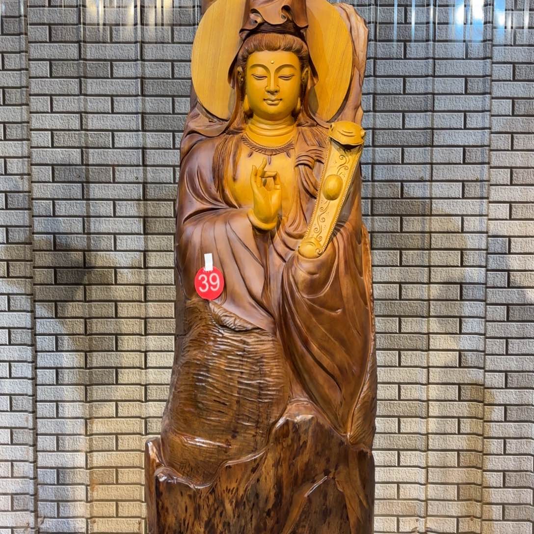 揭***）香樟木香樟木材质南海观音206 60 60（不上楼不入户）