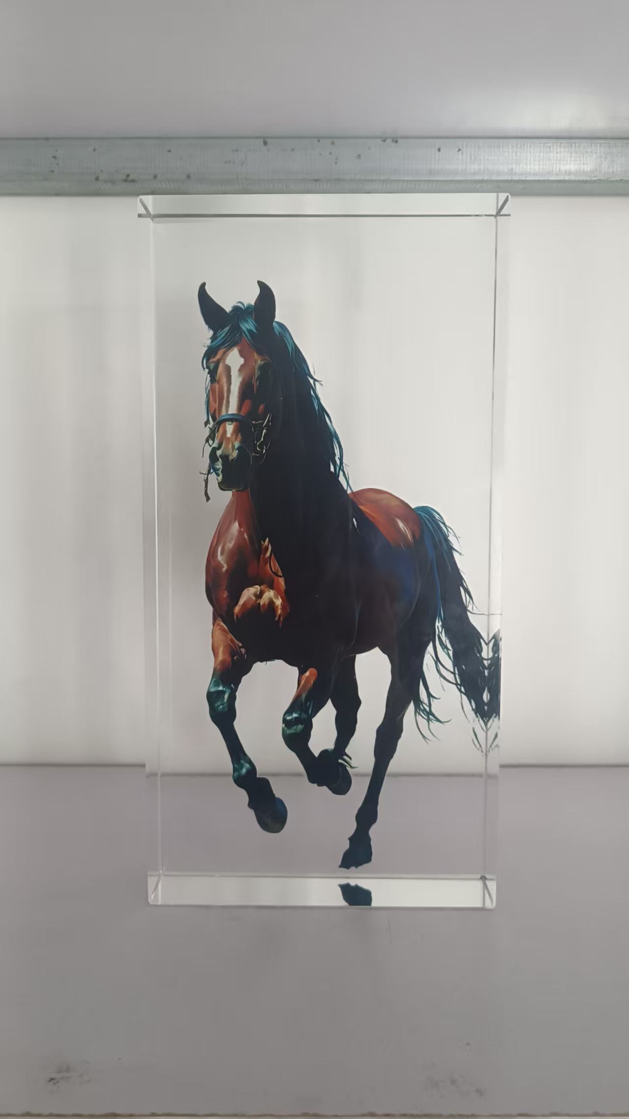 15cm*30cm*5cm水晶摆件画面定制