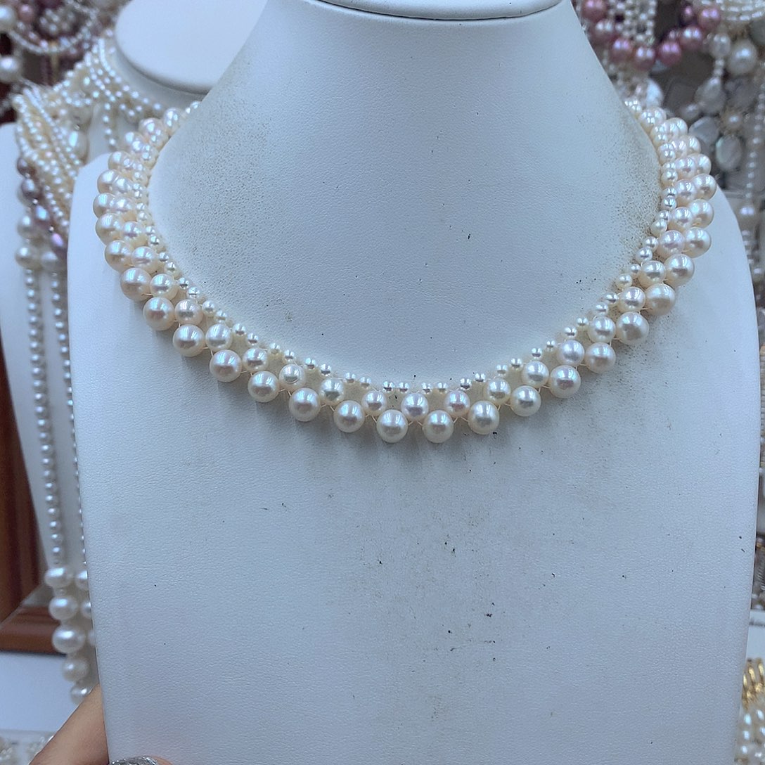 林***$耳饰银S925镶嵌淡水珍珠