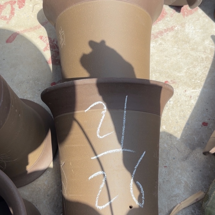 紫砂花盆紫砂的花