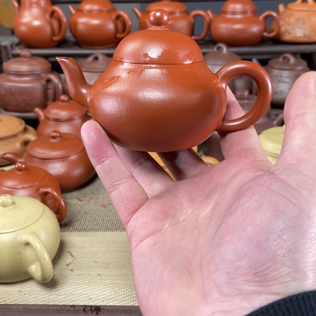 紫砂茶壶原矿朱泥