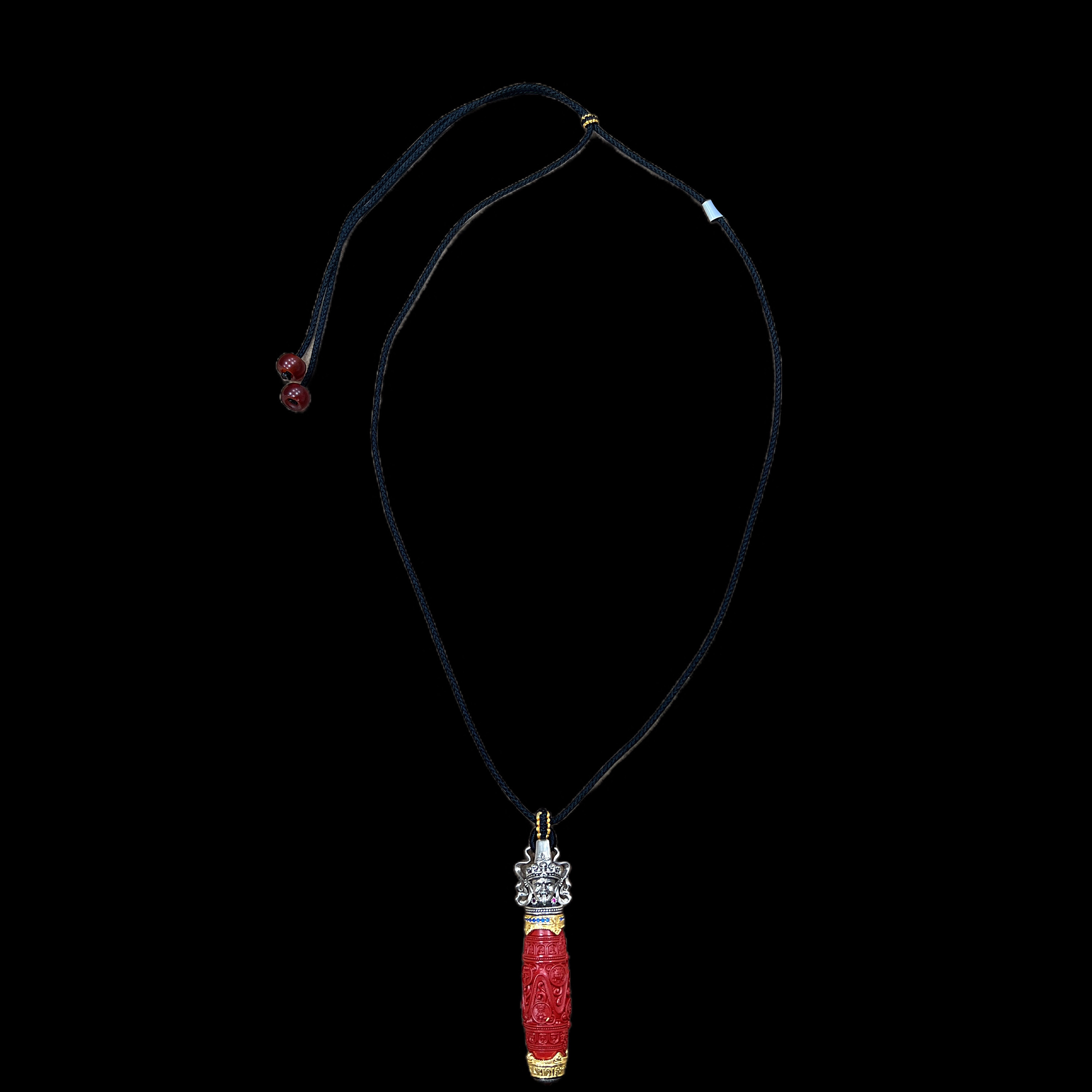 含辰砂工艺品V6933朱砂项链（扎基拉姆）