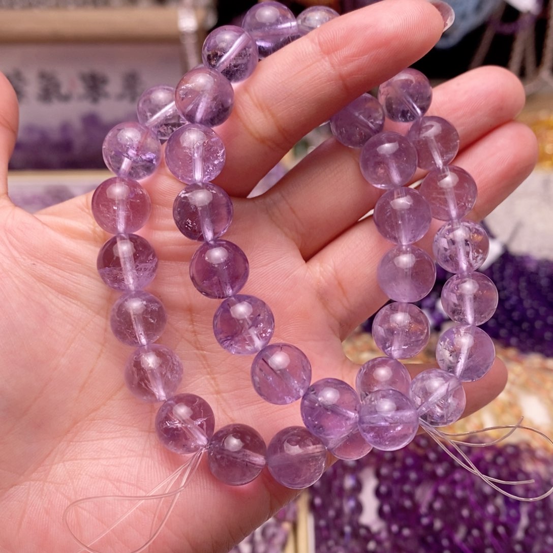 水晶手链未镶嵌薰衣草卡11