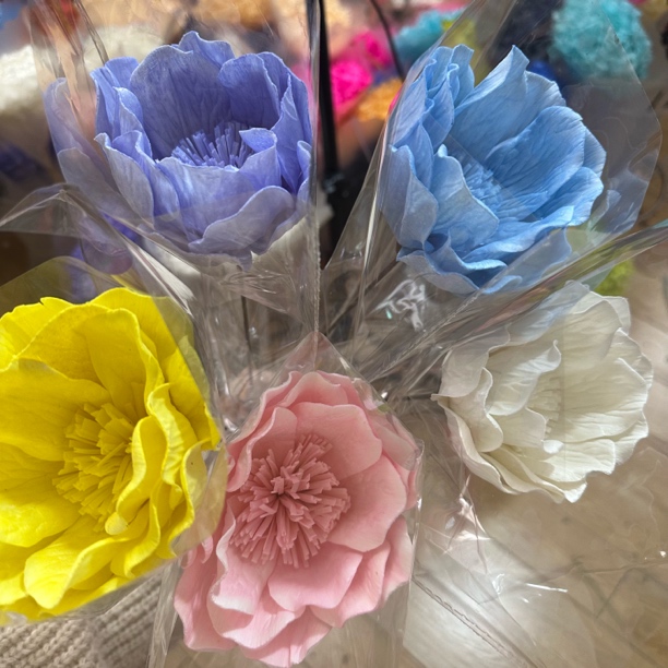 永生手工通草大百合做装饰花店插花